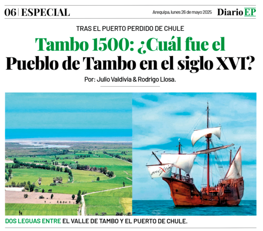 Tambo 1500: ¿Cuál fue el Pueblo de Tambo en el siglo XVI?