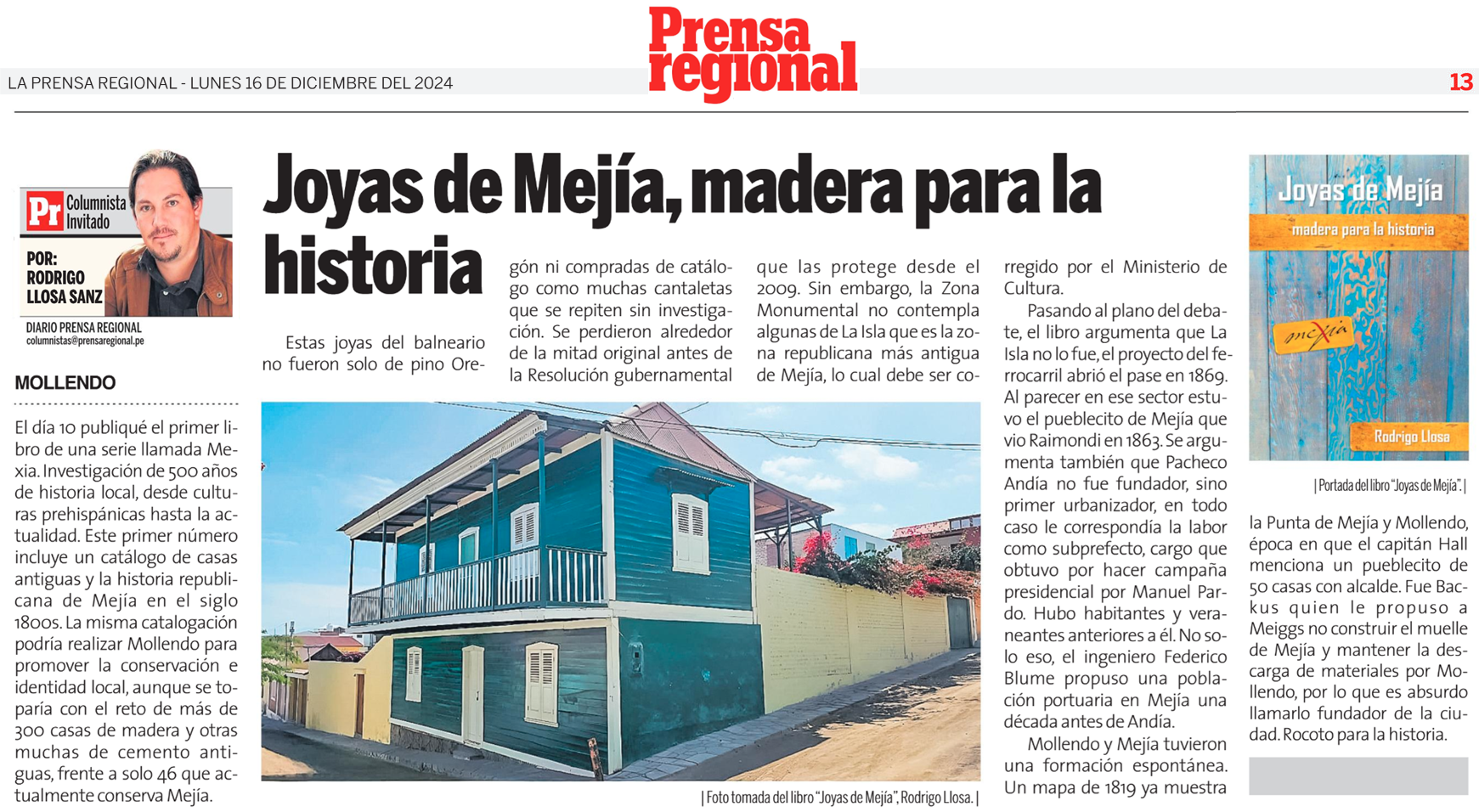 Joyas de Mejía Rodrigo Llosa Sanz