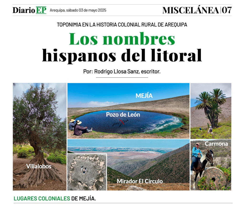 Los nombres hispanos del litoral