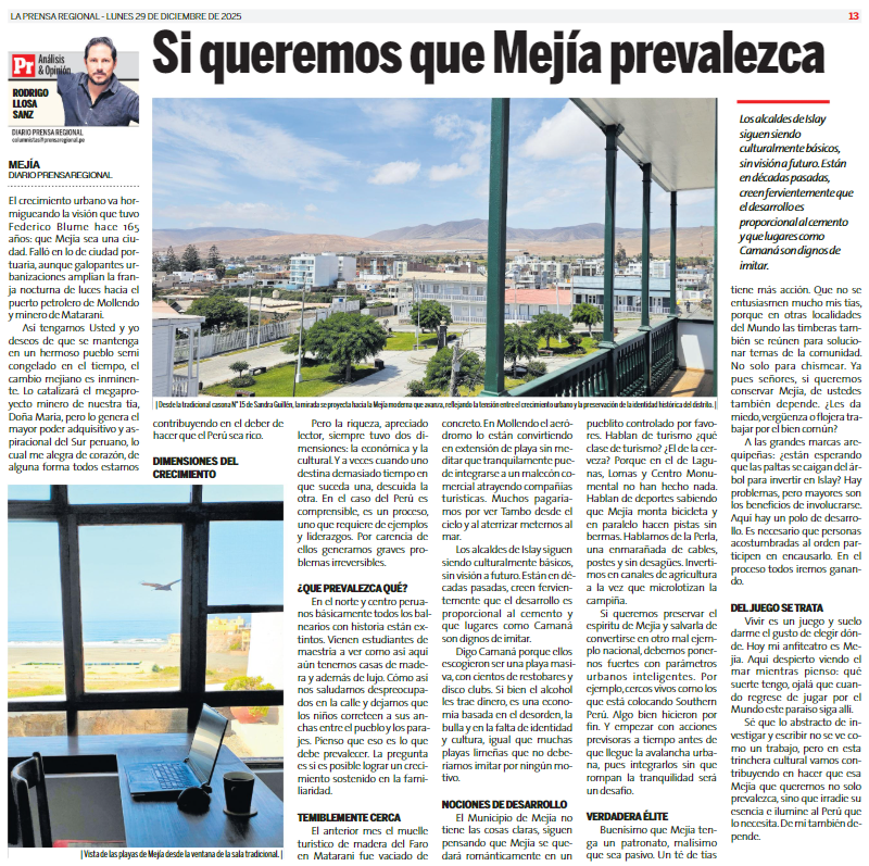 Prensa Regional 29 Diciembre 2025