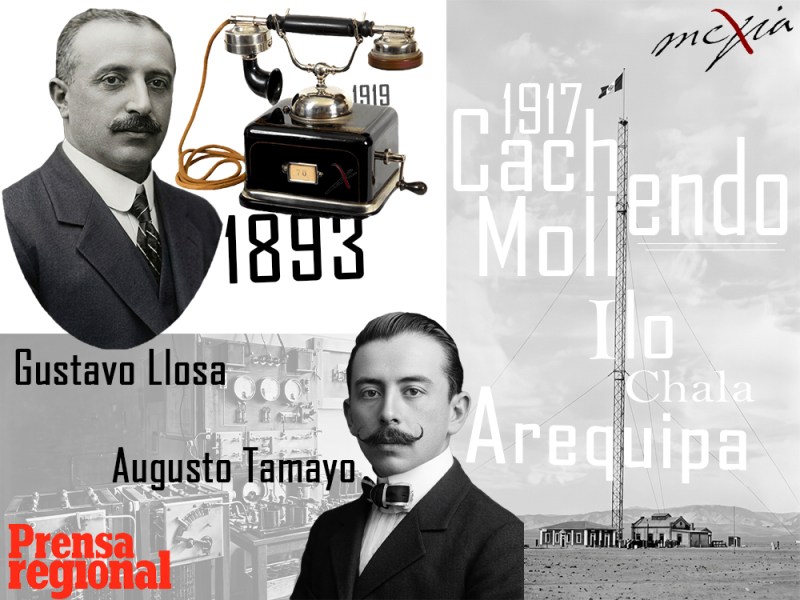 La telefónica Llosa 1893 & la antena de&nbsp;Cachendo